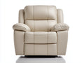 Liegesessel Polstersessel Kunstleder 85x90x105 cm Beige - Modernes Design mit Relaxfunktion